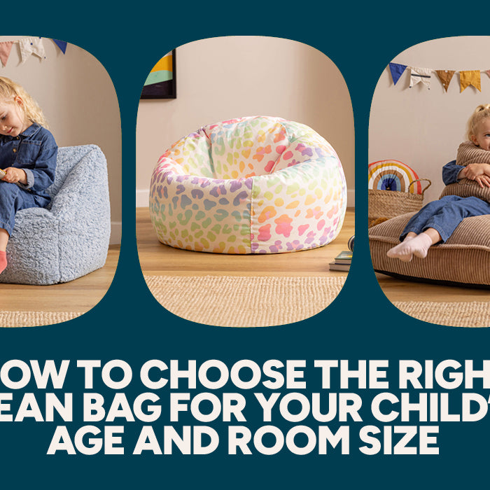 How to Choose the Right Bean Bag for Your Child’s Age and Room Size