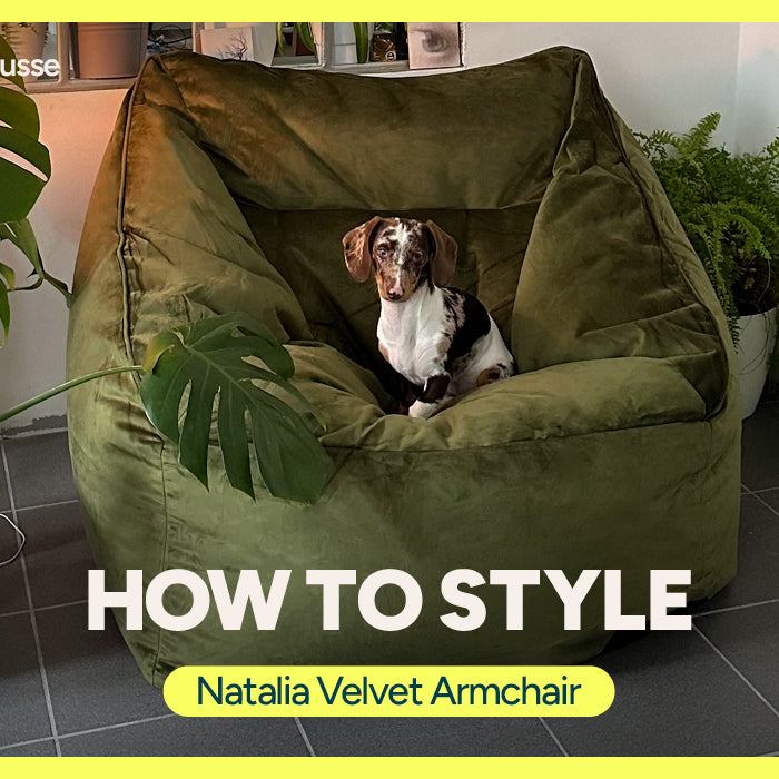 How to style: icon Natalia Velvet Armchair