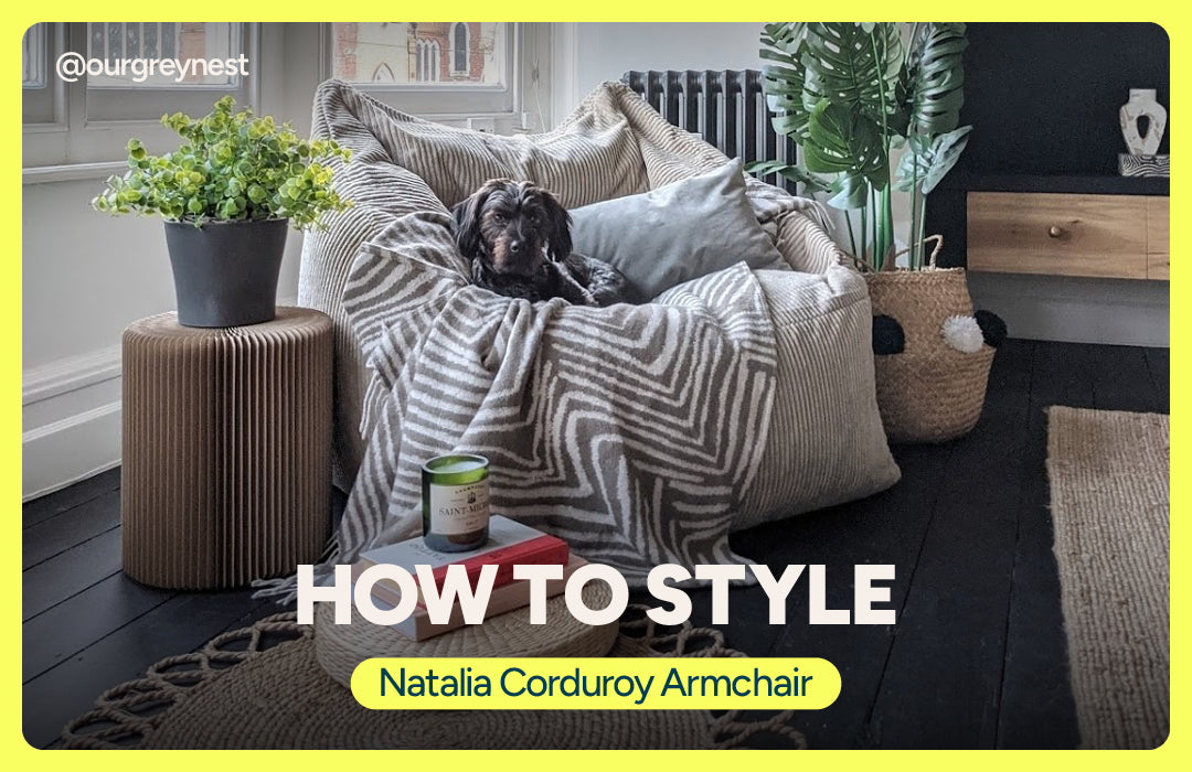 How to style: icon Natalia Corduroy Armchair