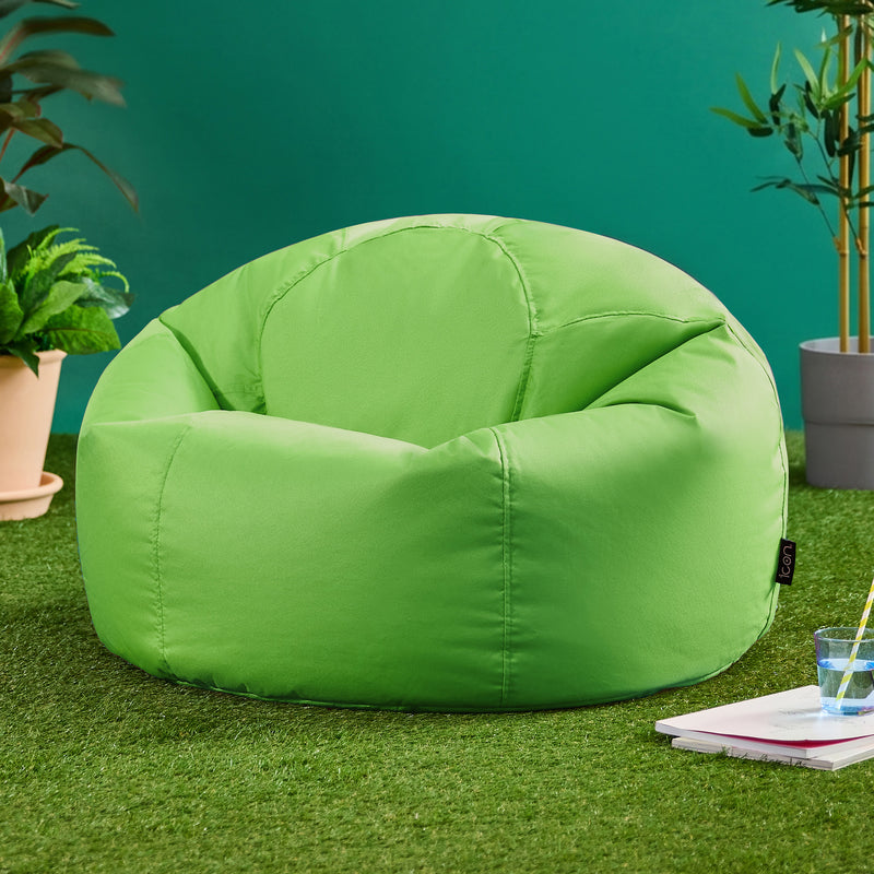 Pouf classique Kingston résistant à l'eau, lime