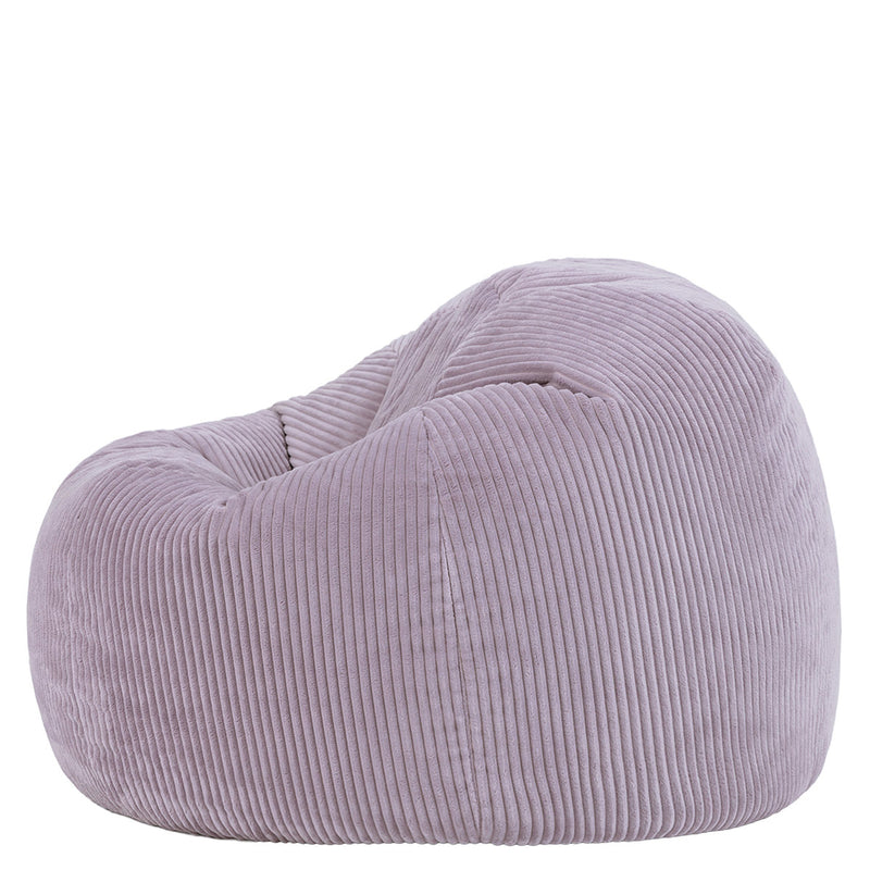 Pouf classique Kingston en velours côtelé, bruyère