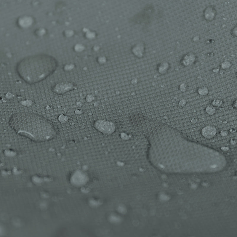 Pouf Dalton résistant à l'eau à dossier haut, Gris Anthracite