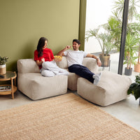 Zen Canapé Modulaire en Corde Jumbo, Pierre