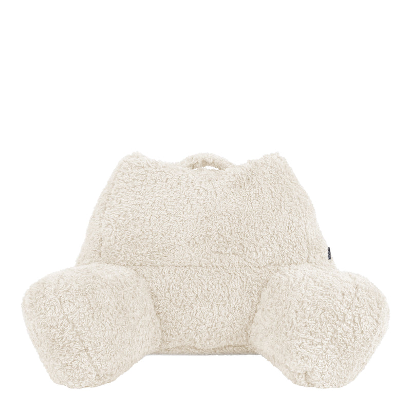 Oreiller de soutien en polaire Teddy, naturel