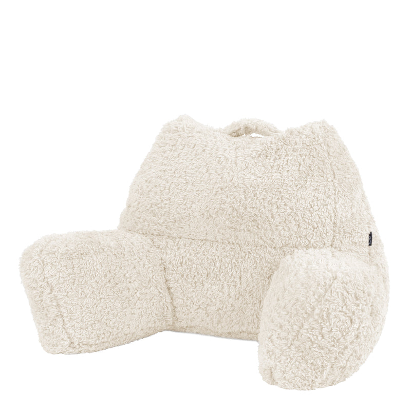 Oreiller de soutien en polaire Teddy, naturel