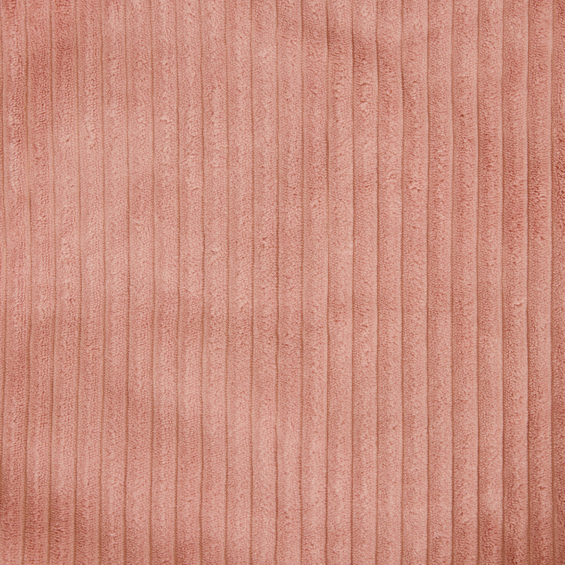 Coussin en velours côtelé Cleo le chat pour enfants - Rose aube