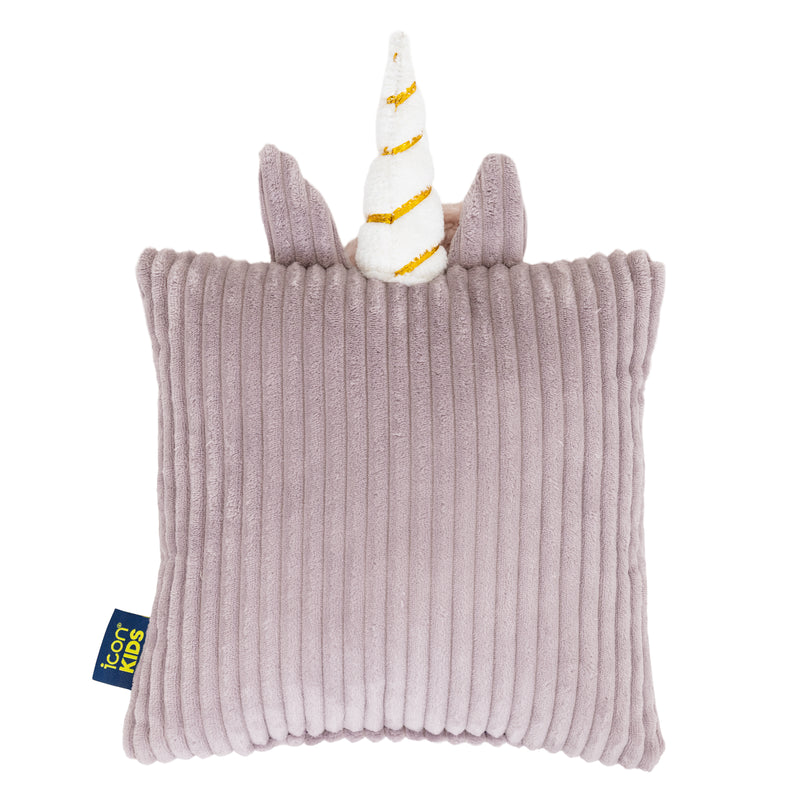 Coussin Luna Licorne en Velours pour Enfants - Lavande