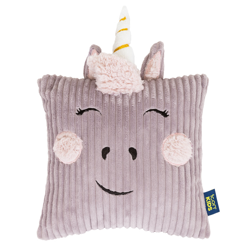 Coussin Luna Licorne en Velours pour Enfants - Lavande