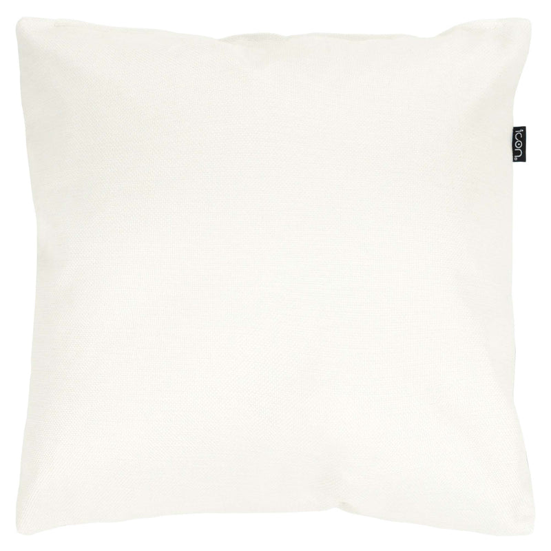 Coussin d'intérieur et d'extérieur à rayures, noir