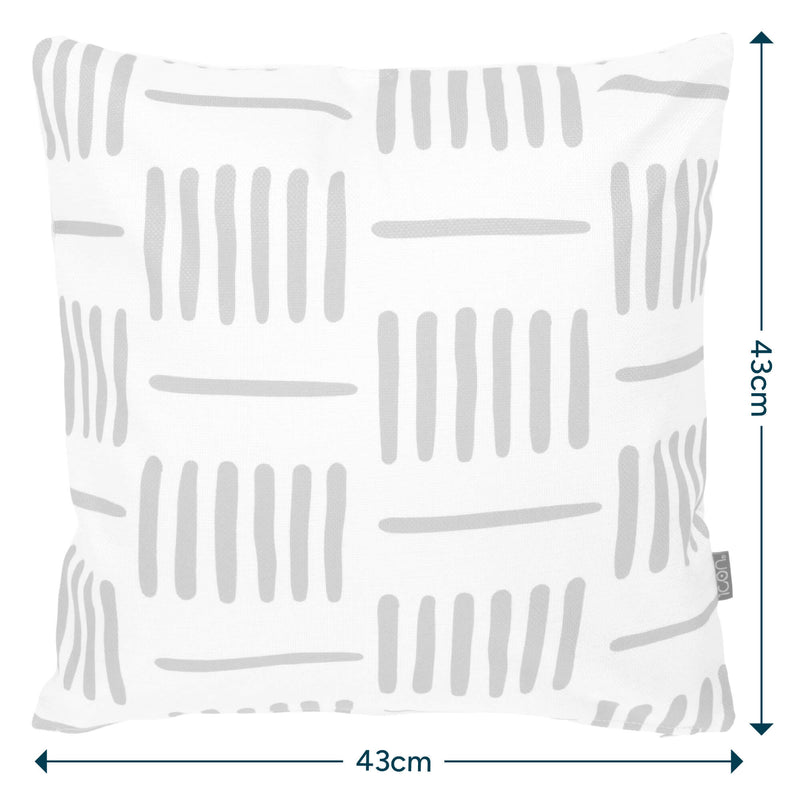 Coussin d'intérieur/extérieur Lignes Graphiques - Orange