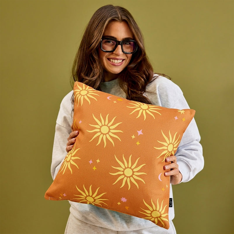Coussin intérieur/extérieur Summer Sun – Orange