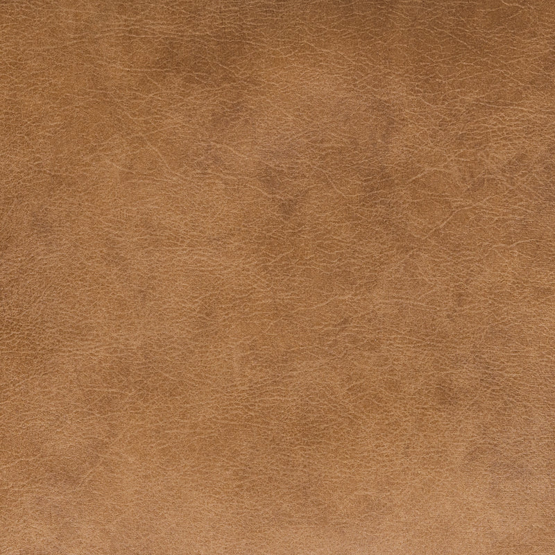 Fauteuil pouf Natalia en similicuir – Havane