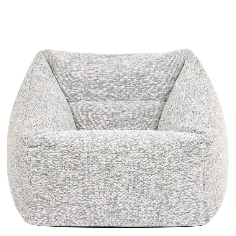 Pouf fauteuil tressé Natalia - Naturel