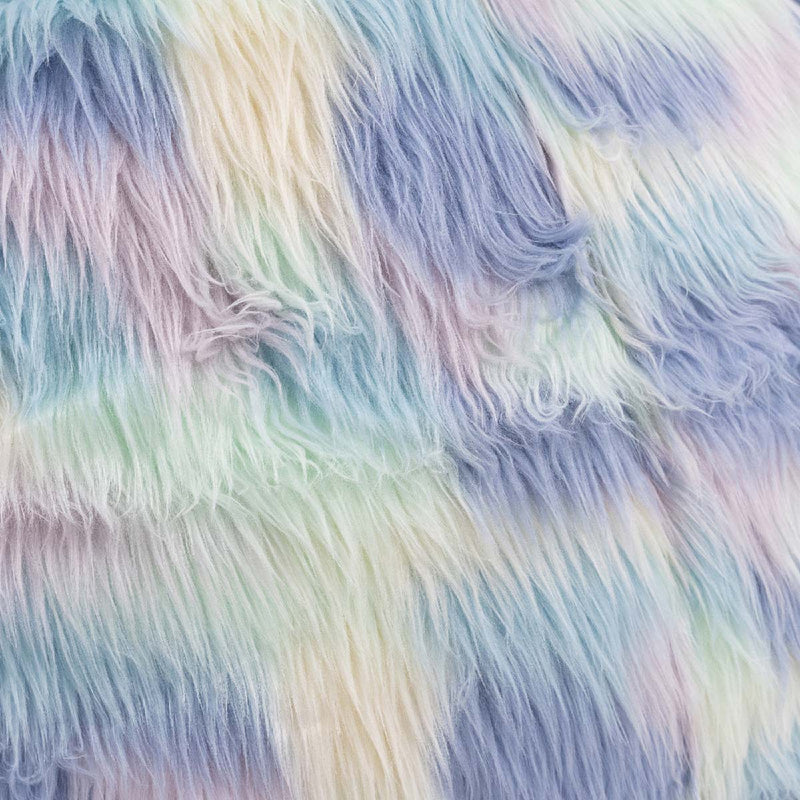 Pouf classique en fausse fourrure, Unicorn