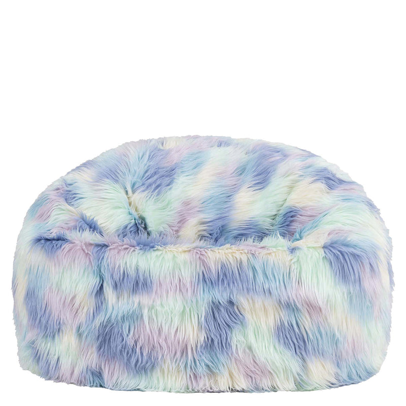 Pouf classique en fausse fourrure, Unicorn