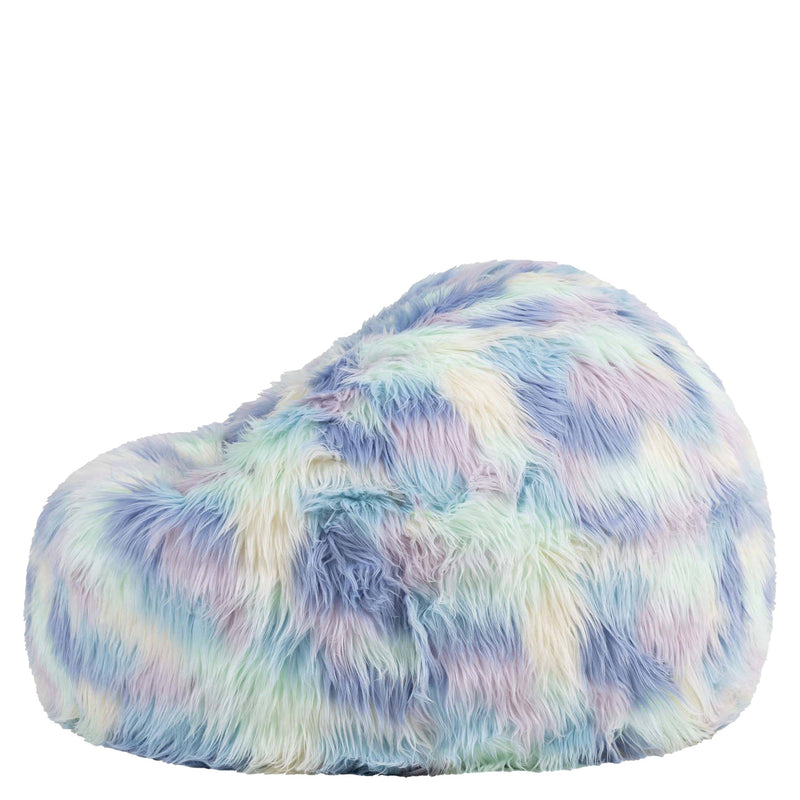 Pouf classique en fausse fourrure, Unicorn