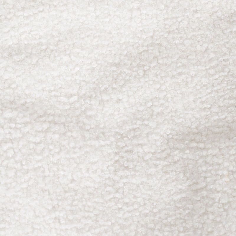Pouf rond Milano Bouclé – Ivoire
