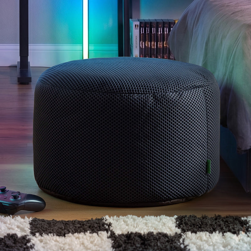 Pouf classique en maille Gaming Performance, bleu marine
