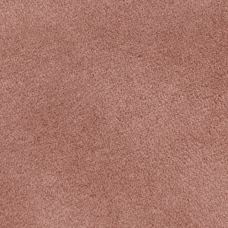 Repose-pieds Amara carré en velours, rose