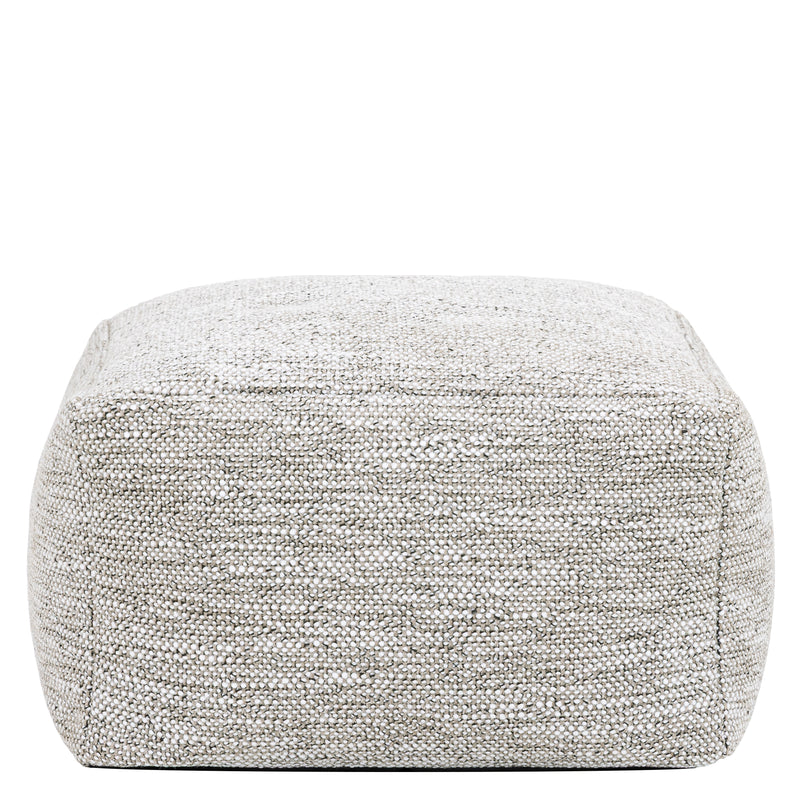 Pouffe tissé Amara - Naturel