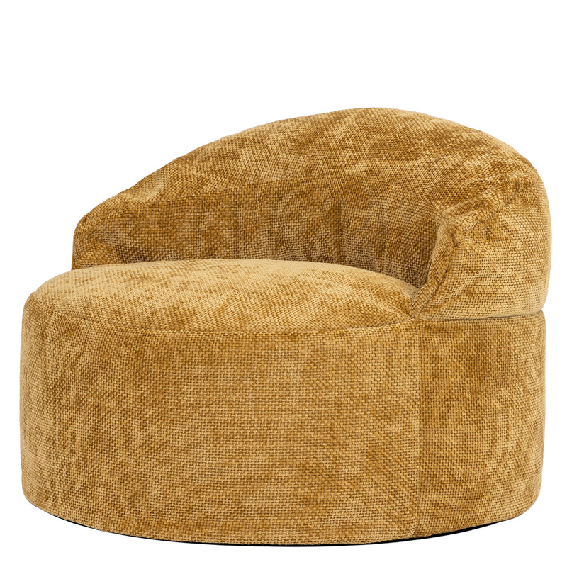 Pouf Orb Chenille – doré