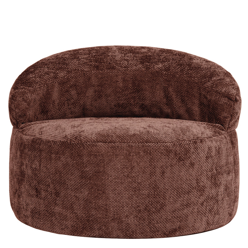 Fauteuil poire Orb en chenille - Mûre