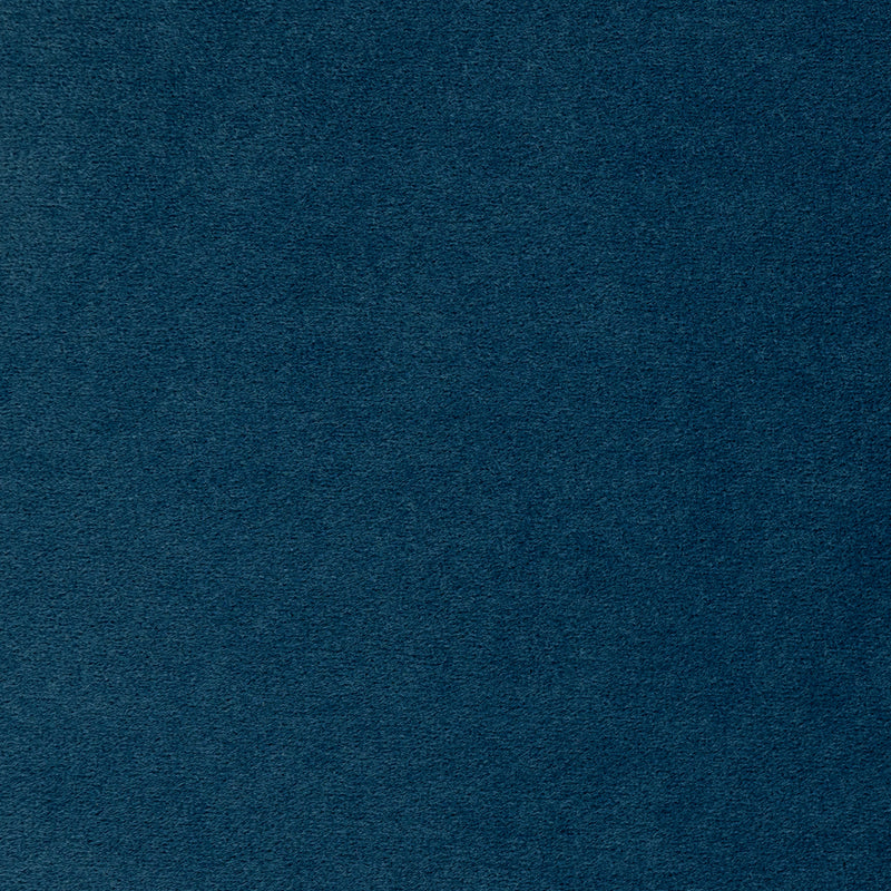 Fauteuil d'appoint en velours Orb (Pouf) - Bleu encre