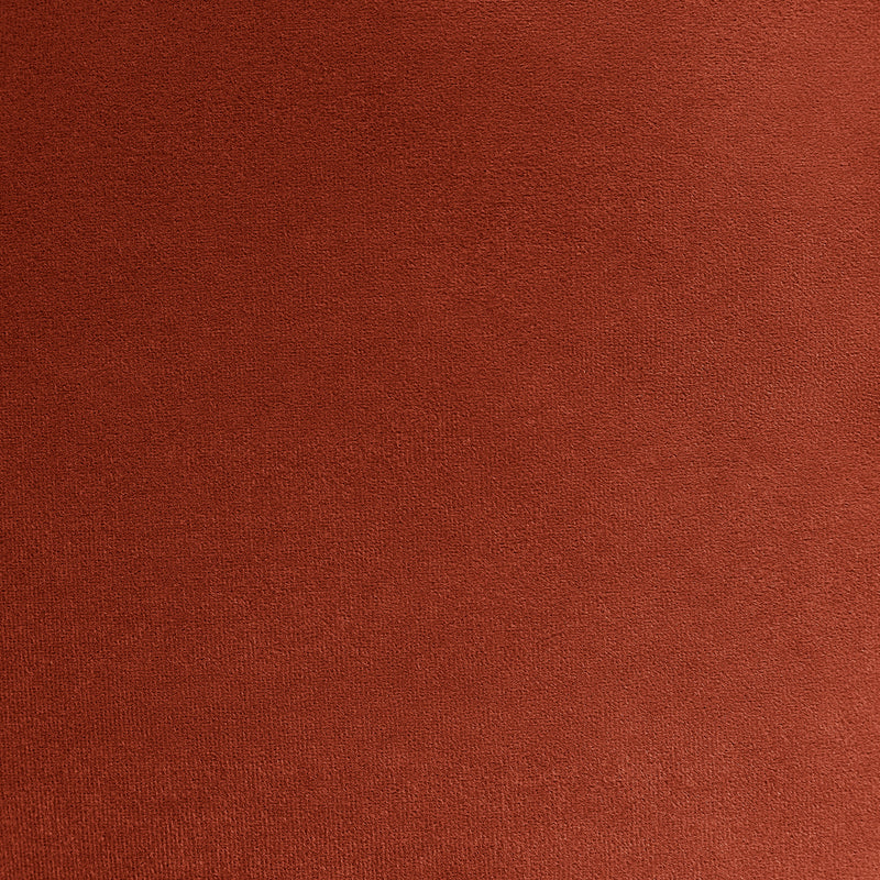 Fauteuil poire Orb en velours Terracotta Épicé