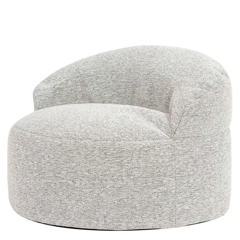 Pouf fauteuil Orb tissé – Naturel