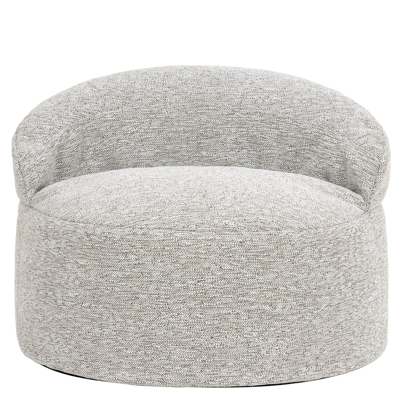 Pouf fauteuil Orb tissé – Naturel