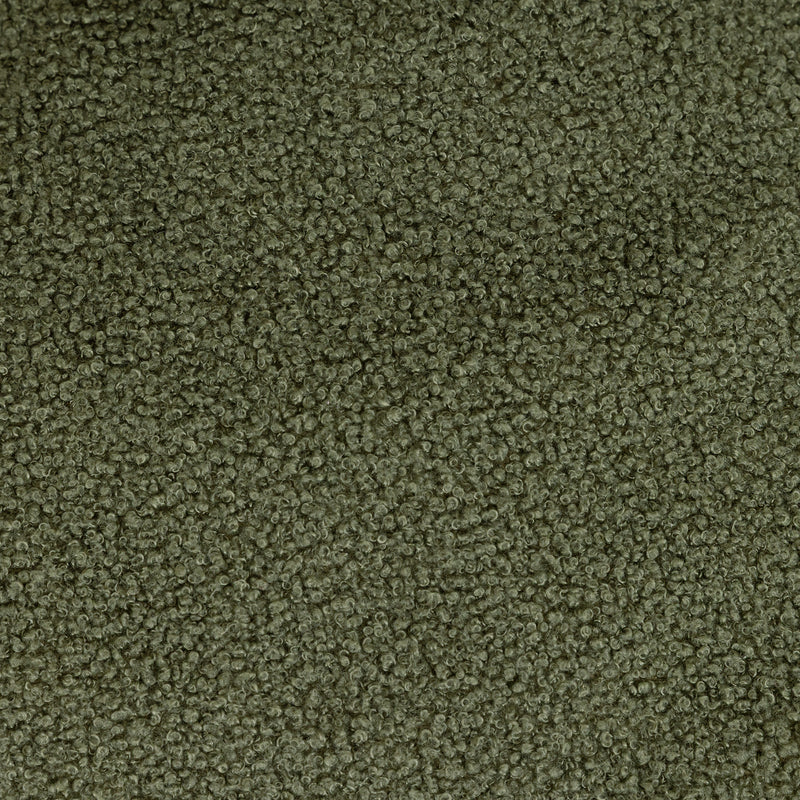 Fauteuil d'appoint pouf Sirena Bouclé - Vert olive