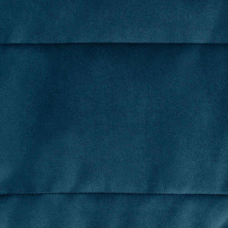 Pouf canapé Kota Velours - Bleu encre