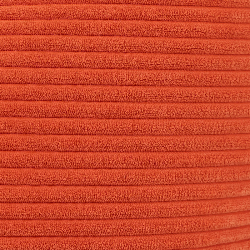 Pouf inclinable Kids Dalton en velours côtelé, orange