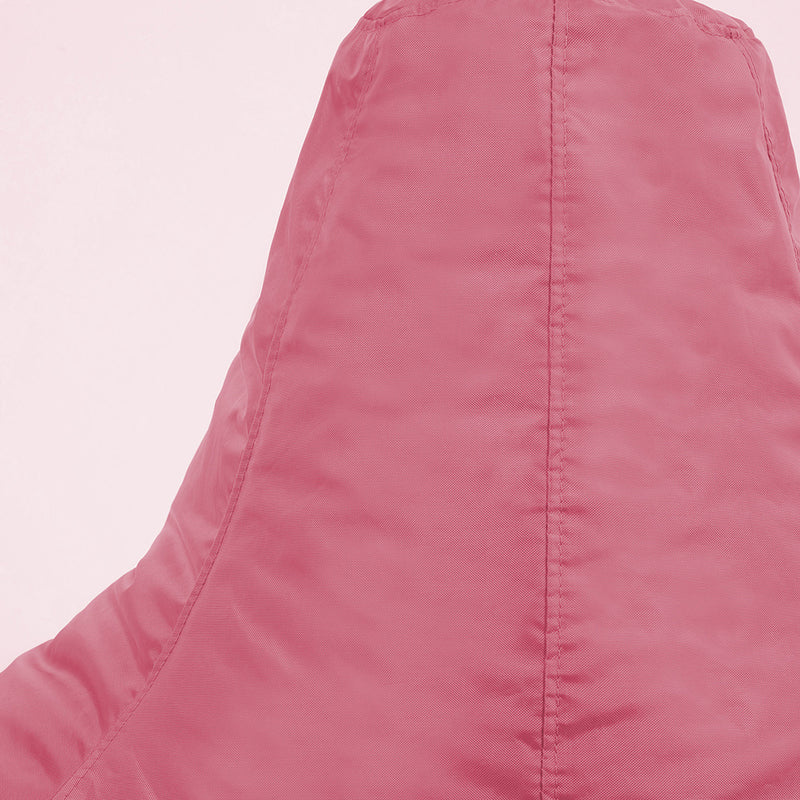 Pouf enfant Dalton dossier haut intérieur/extérieur - Rose clair