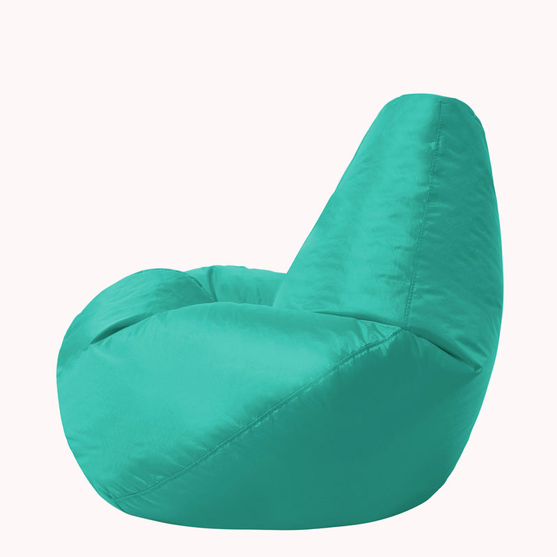 Pouf haut dossier Dalton pour enfants, intérieur-extérieur - Menthe poivrée