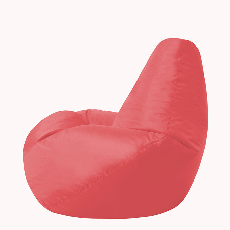 Pouf enfant haut dossier intérieur/extérieur Dalton – Corail