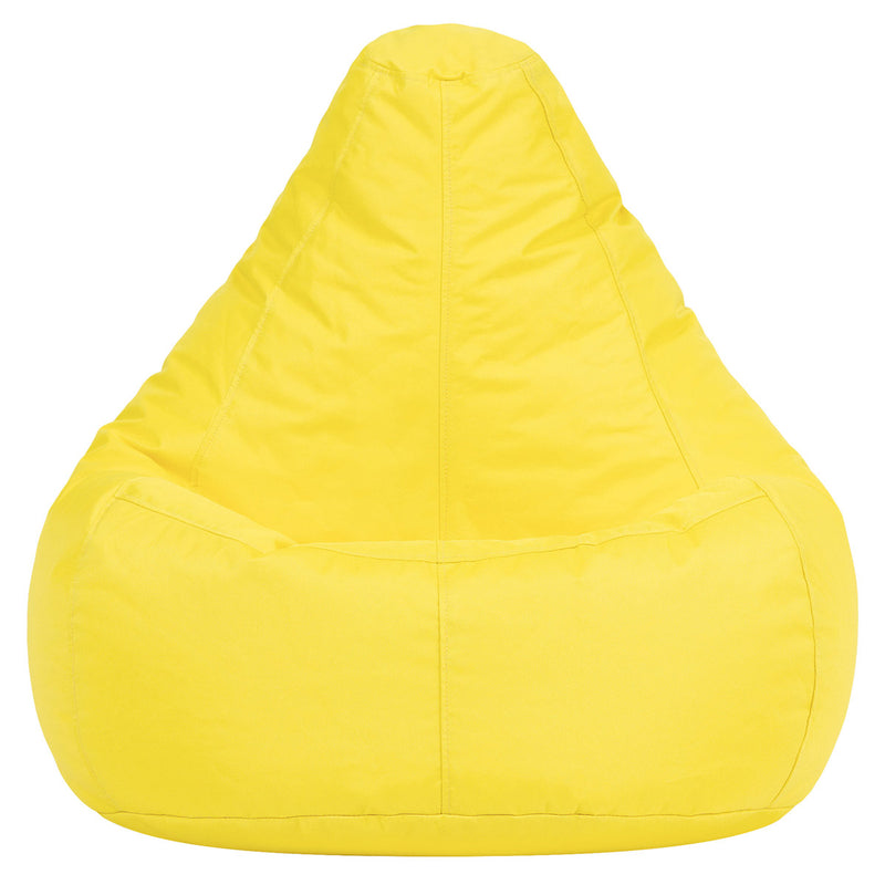 Pouf enfant dossier haut intérieur-extérieur Dalton - Jaune