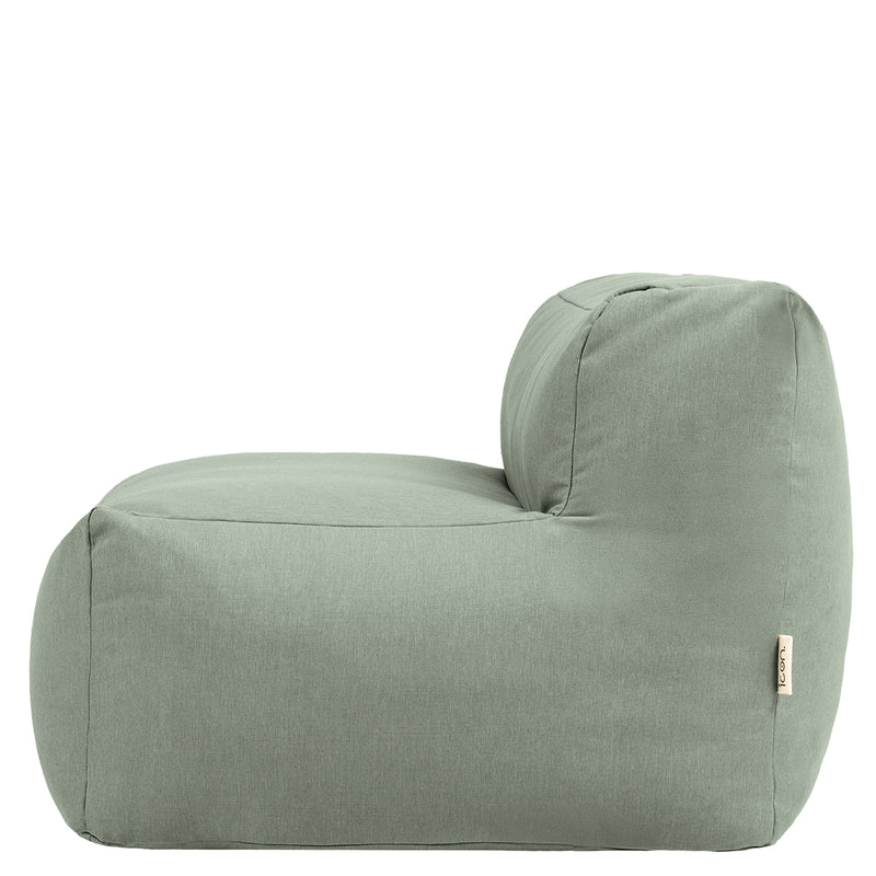 Fauteuil modulaire Zen, oléfine, vert sauge 