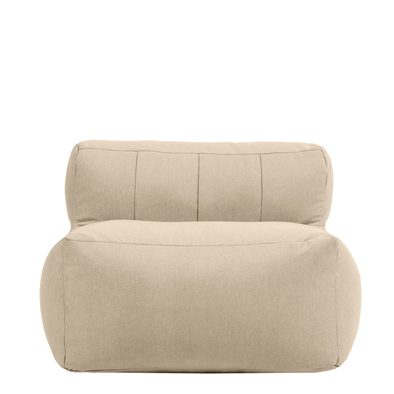 Fauteuil modulaire Zen, oléfine, pierre