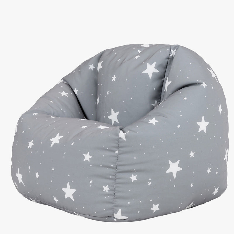 Pouf poire pour enfants Starry Skies, gris