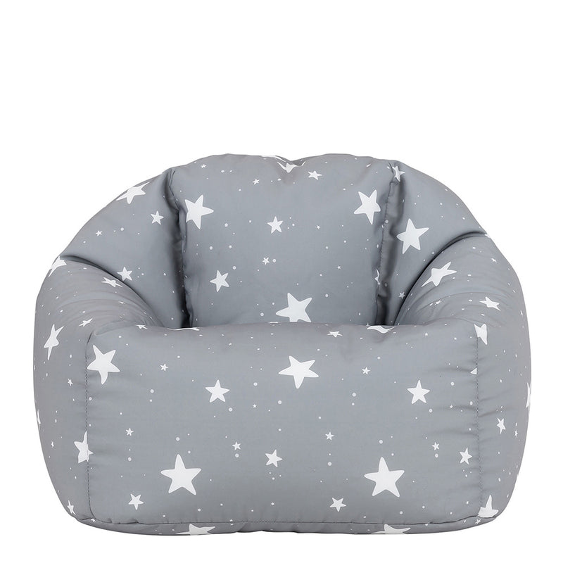 Pouf poire pour enfants Starry Skies, gris
