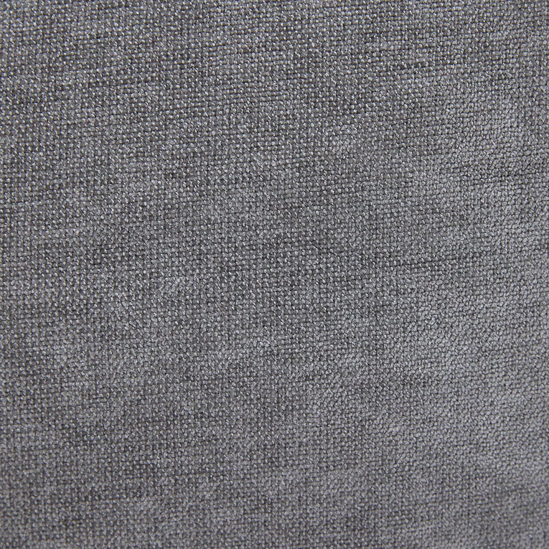 Fauteuil pouf en tissu chenille Natalia, gris