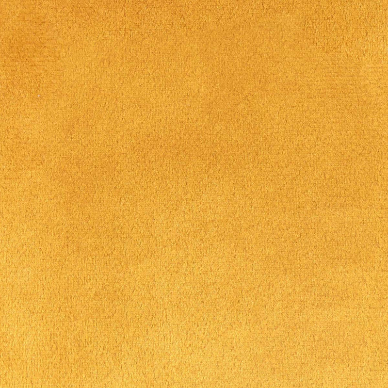 Repose-pieds Amara carré en velours, jaune
