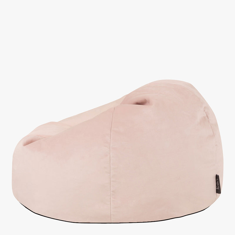 Pouf géant Kingston Velvet - Rose poudré