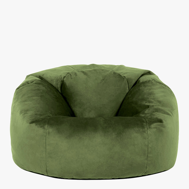 Pouf géant classique Kingston Velvet – vert sauge