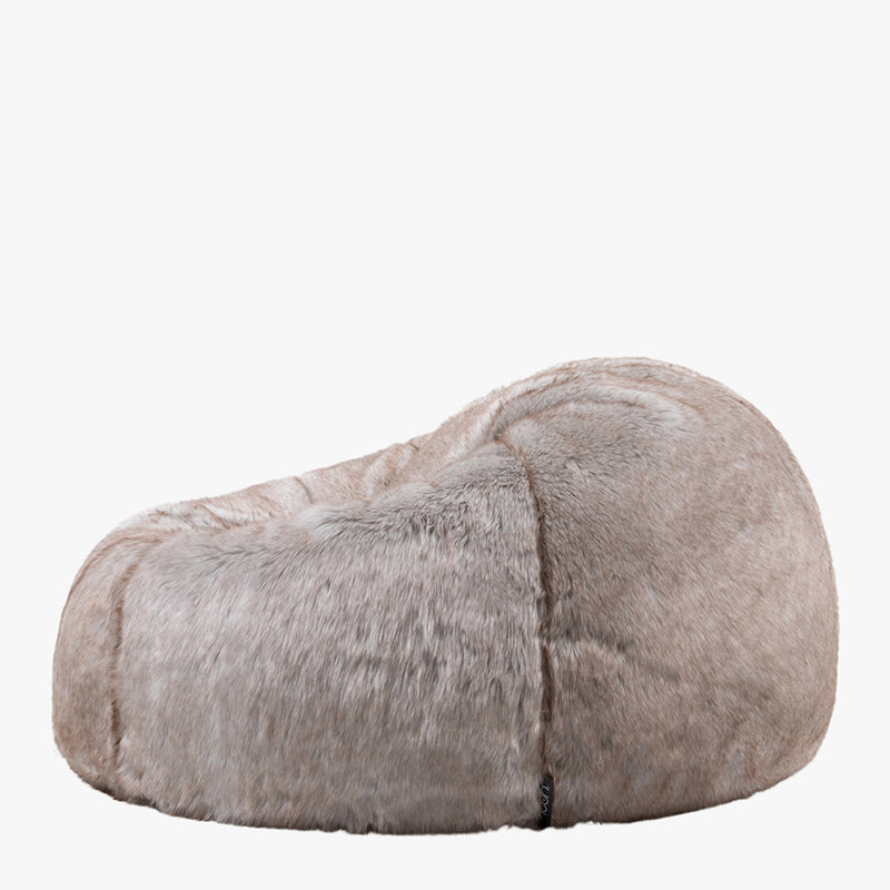 Pouf en fausse fourrure - Lapin