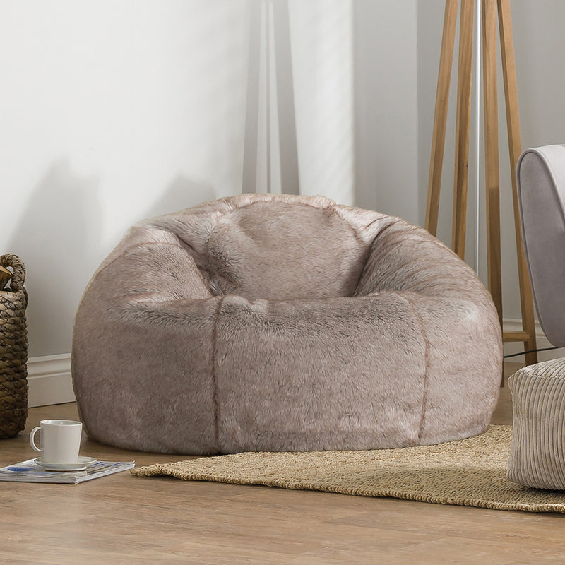 Pouf en fausse fourrure - Lapin