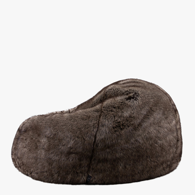 Pouf en fausse fourrure Hinterland