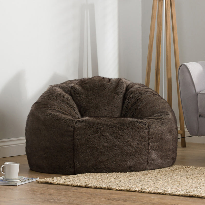 Pouf en fausse fourrure Hinterland