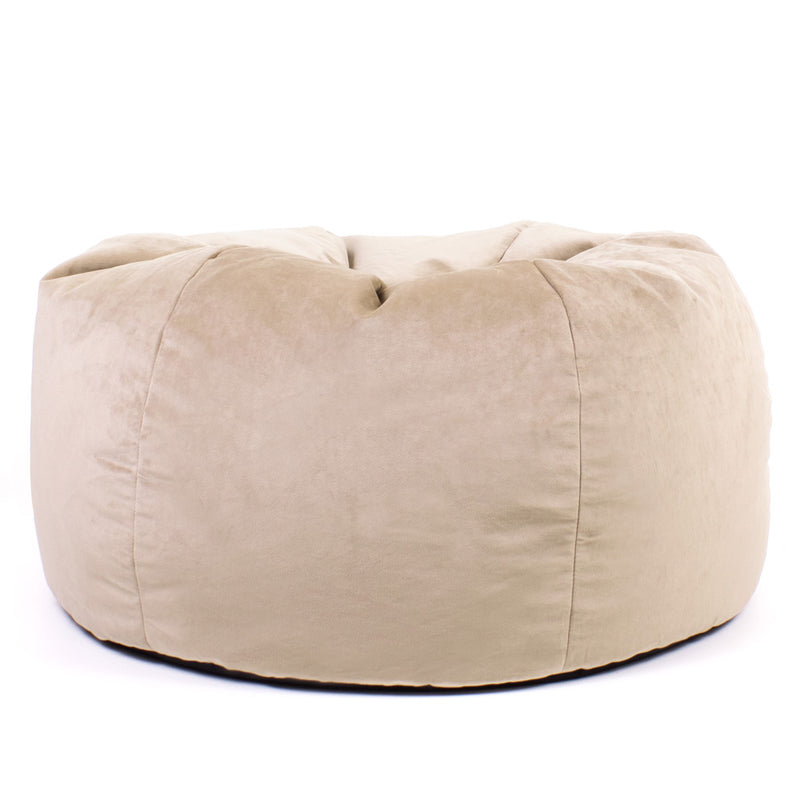 Pouf Kingston Velours Classique - Naturel